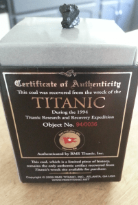 A Titanic souvenir.