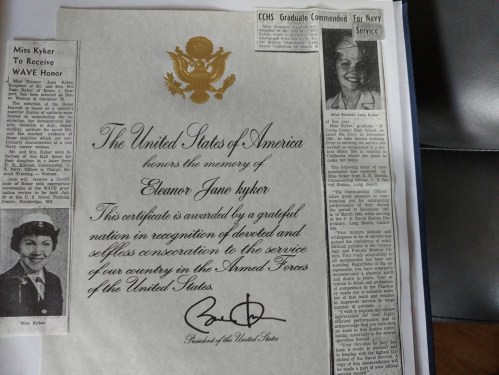 navy newspaper clippings